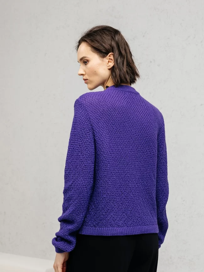 Жакет женский (цвет: глубокий фиолетовый) фото 2