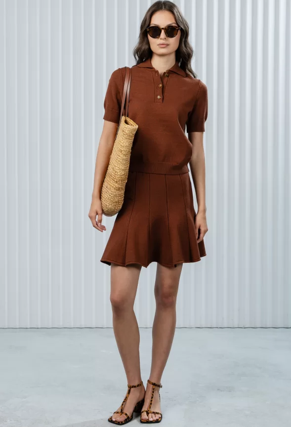 Джемпер женский (цвет: шоколадный) фото 5