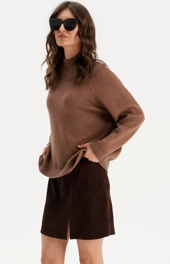 Джемпер женский (цвет: коричневый) фото 7