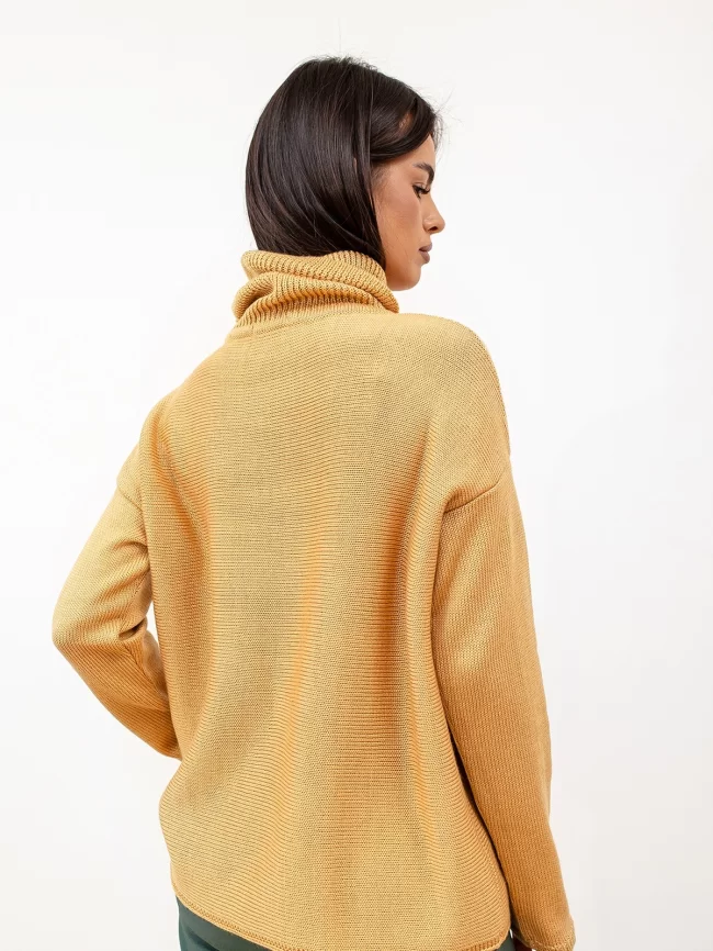 Джемпер женский (цвет: соломенный) фото 2