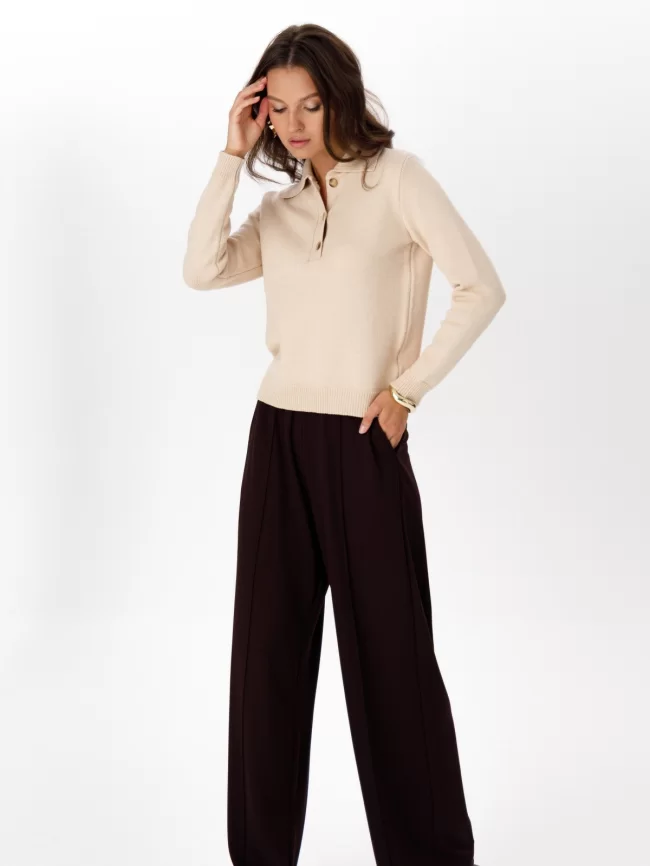 Джемпер женский (цвет: крем-брюле) фото 6