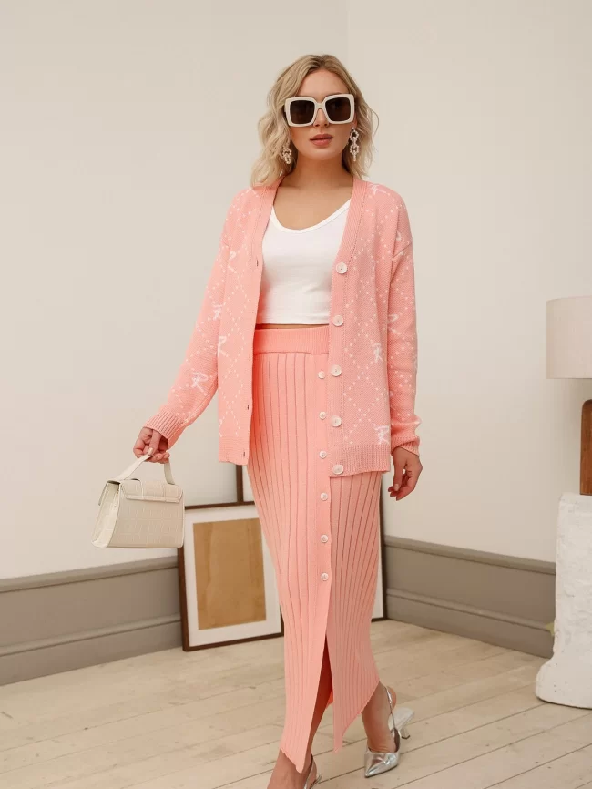 Юбка женская (цвет: розовый персик) фото 1