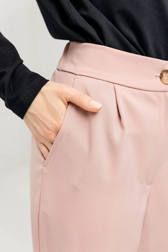 Брюки женские (цвет: пыльная роза) фото 3