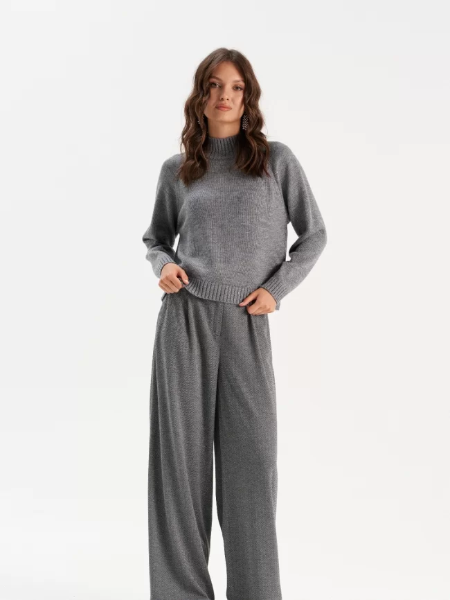 Джемпер женский (цвет: серый) фото 6