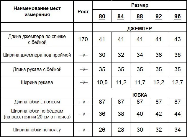 Костюм женский (джемпер, юбка) (цвет: черный) фото 7