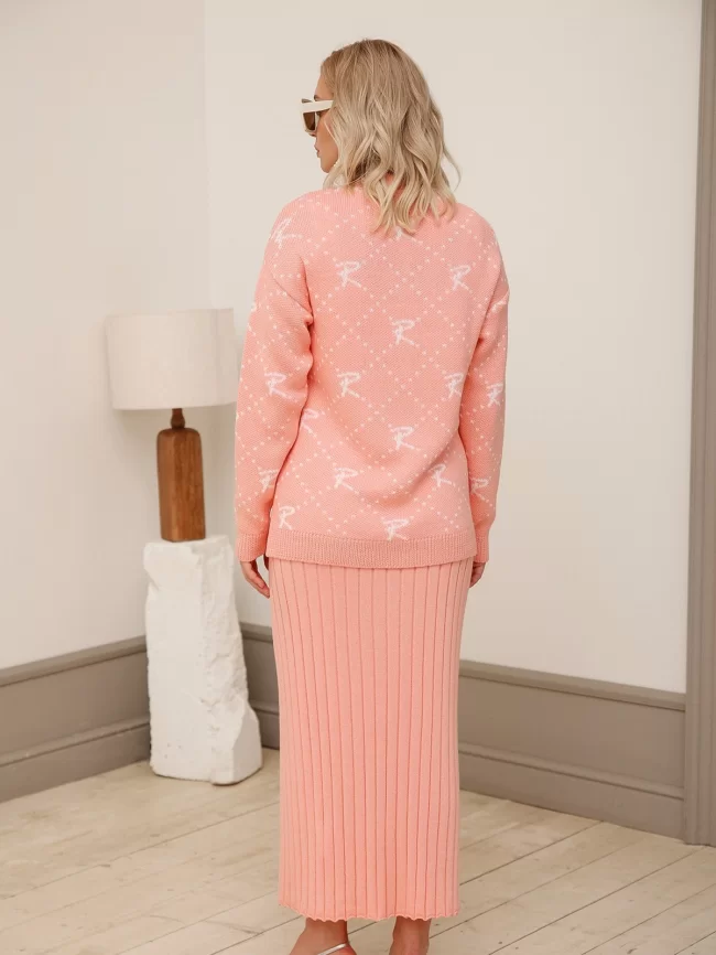 Юбка женская (цвет: розовый персик) фото 2