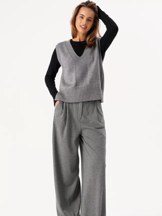 Жилет женский (цвет: серый) фото 7