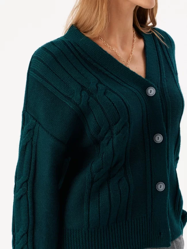 Жакет женский (цвет: морской зеленый) фото 4