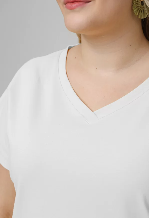 Джемпер женский (цвет: белый) фото 3