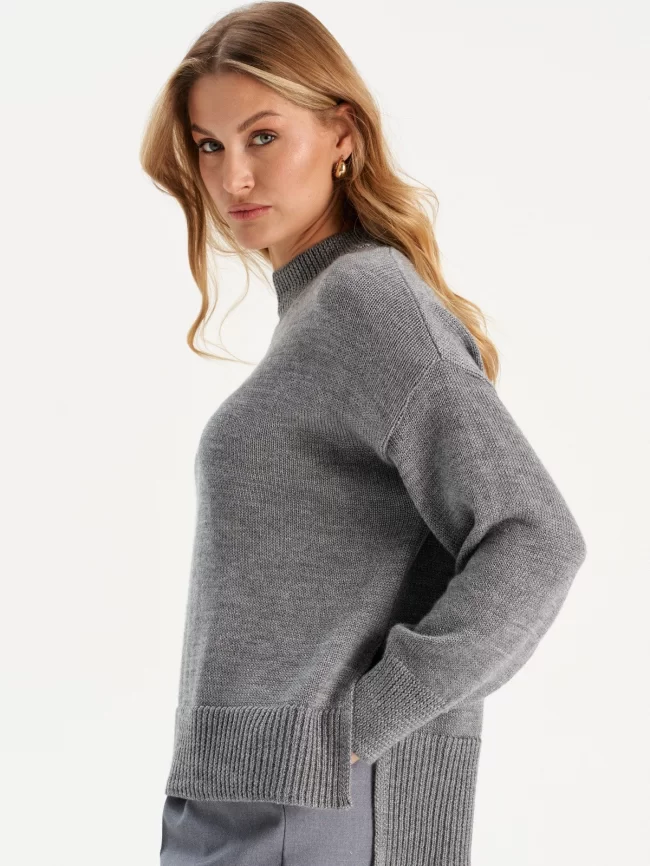 Джемпер женский (цвет: серый) фото 3