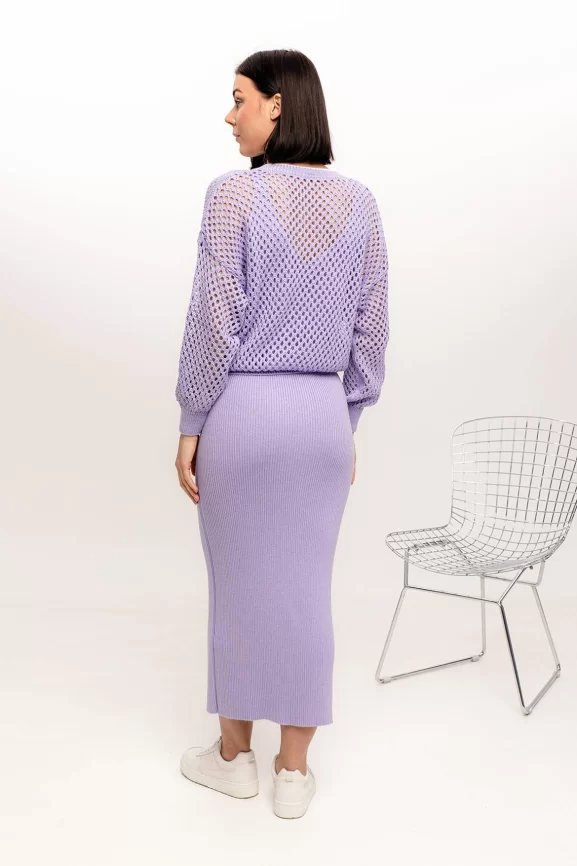 Джемпер женский (цвет: сирень турецкая) фото 7