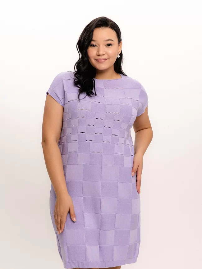 Платье женское (цвет: сиреневый) фото 4