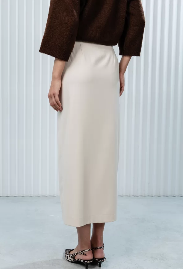 Юбка женская (цвет: белый шоколад) фото 2