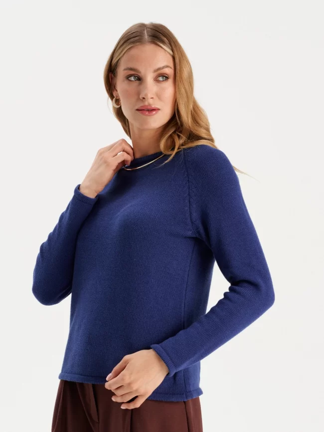 Джемпер женский (цвет: индиго) фото 1