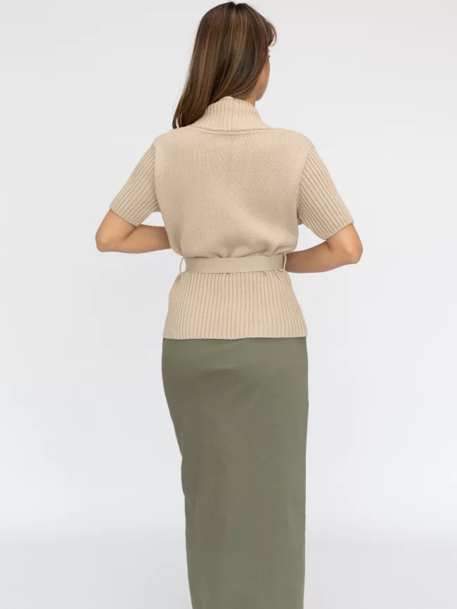 Жакет женский (цвет: бежевый лайт) фото 5