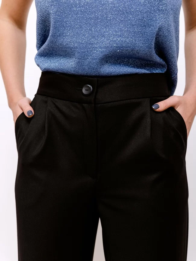 Брюки женские (цвет: черный) фото 3