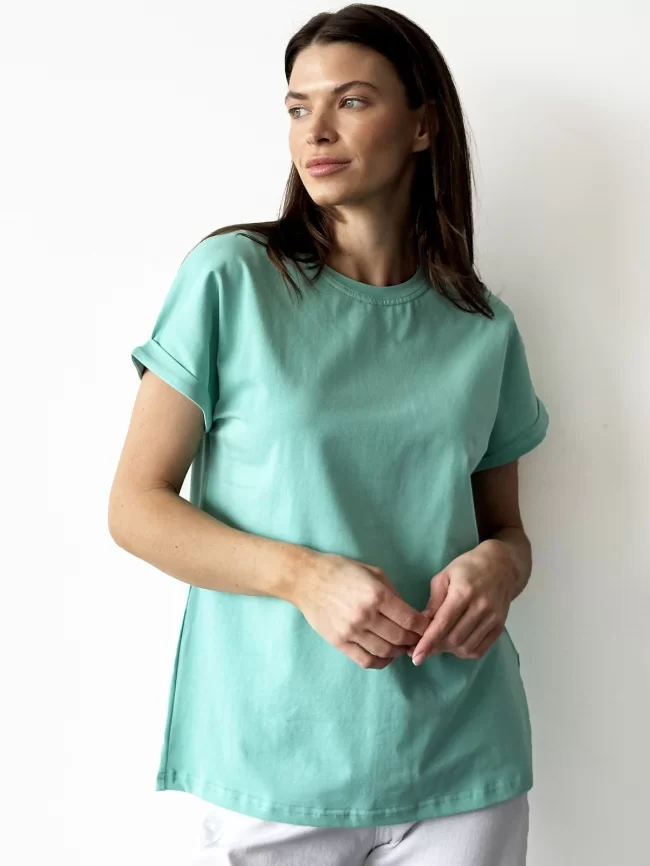 Джемпер женский (цвет: бирюзовый иней) фото 5