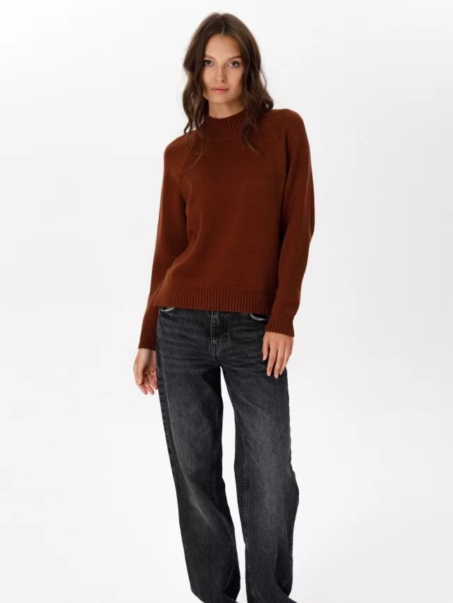 Джемпер женский (цвет: шоколадный) фото 1