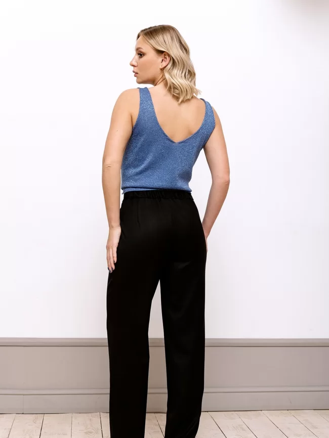 Брюки женские (цвет: черный) фото 2