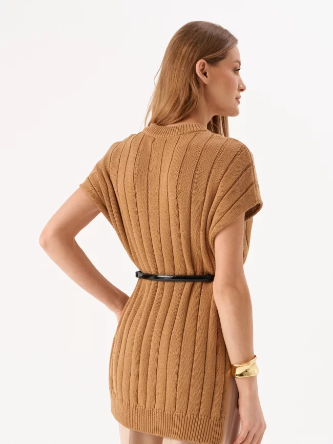 Жилет женский (цвет: верблюжий) фото 2