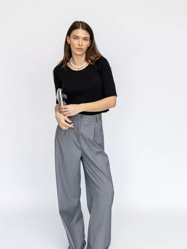 Джемпер женский (цвет: черный) фото 3