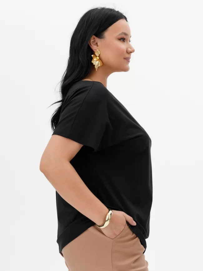 Джемпер женский (цвет: черный) фото 3