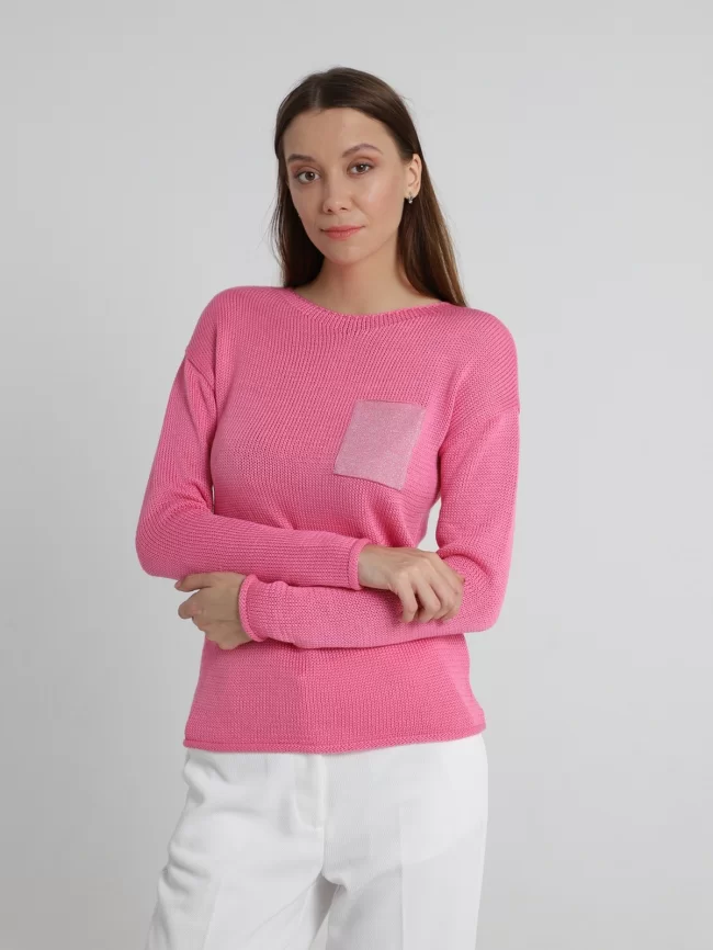 Джемпер женский (цвет: розовый) фото 6
