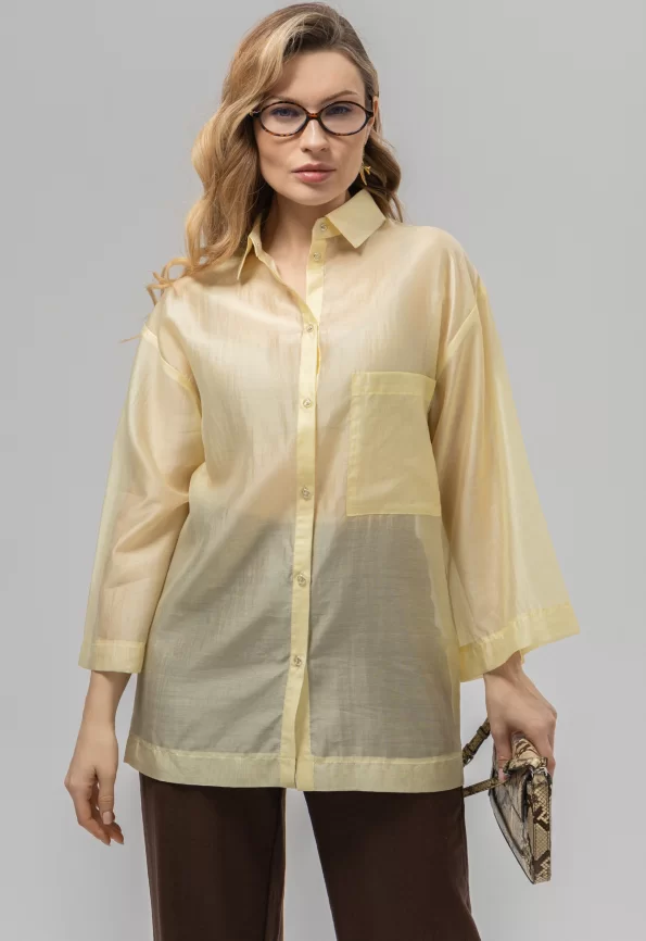 Блузка женская (цвет: сливочный) фото 1