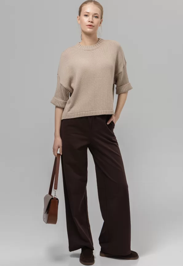 Джемпер женский (цвет: бежевый лайт) фото 4