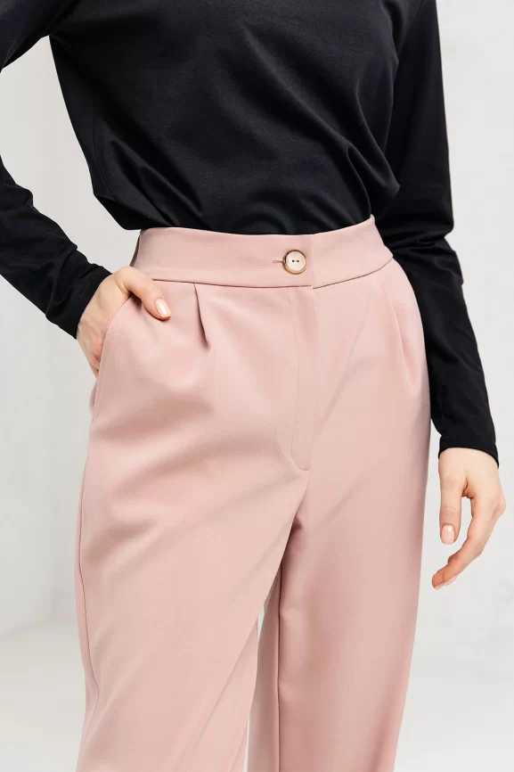 Брюки женские (цвет: пыльная роза) фото 2