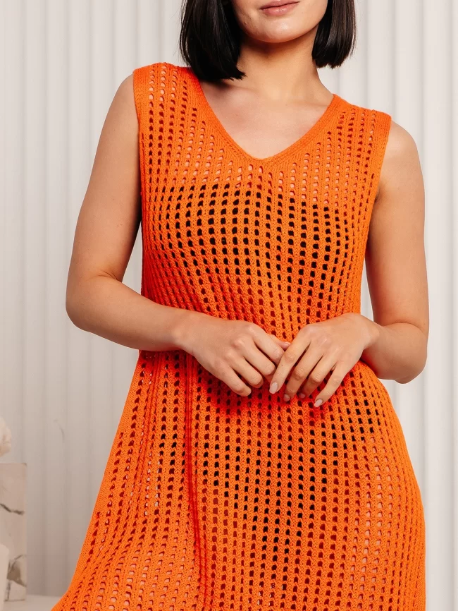 Туника женская (цвет: ярко-оранжевый) фото 3