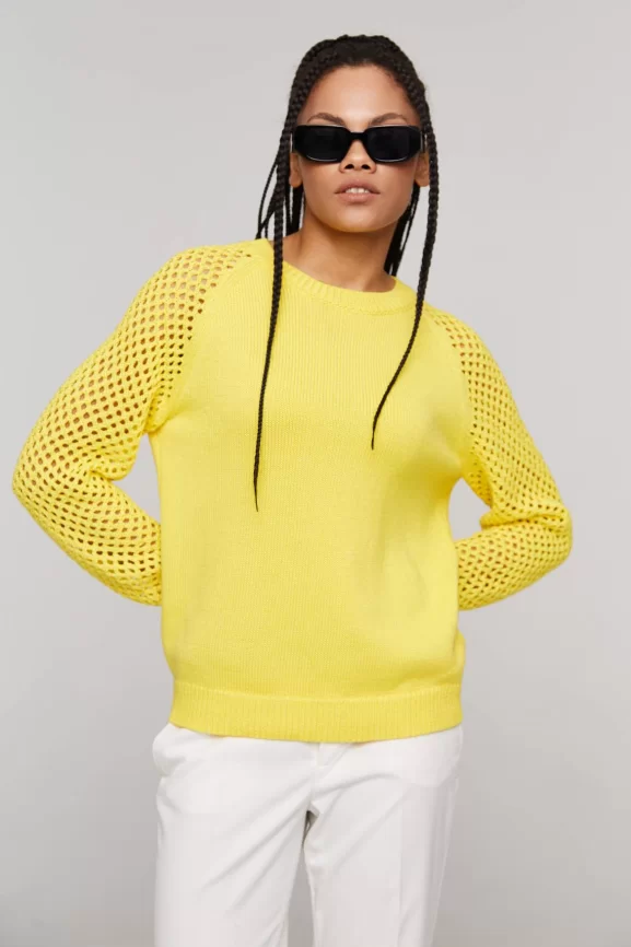 Джемпер женский (цвет: желтый) фото 5