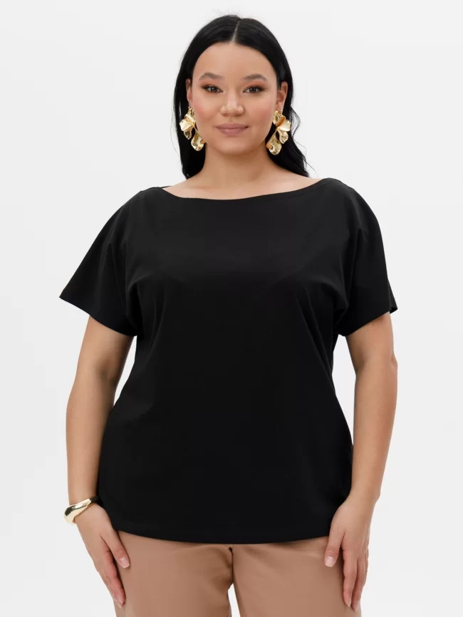 Джемпер женский (цвет: черный) фото 4