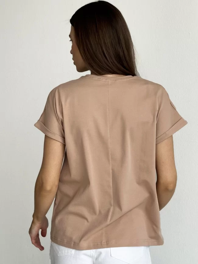 Джемпер женский (цвет: капучино) фото 2