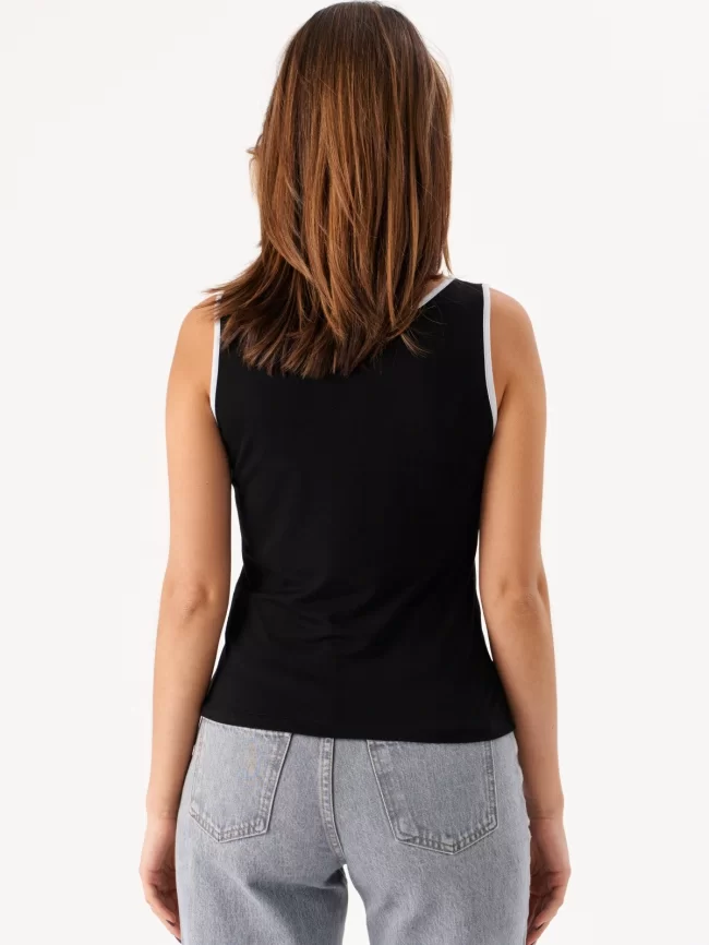 Жилет женский (цвет: черный, жемчужный серый) фото 2