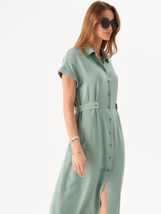 Платье женское (цвет: шалфей) фото 6