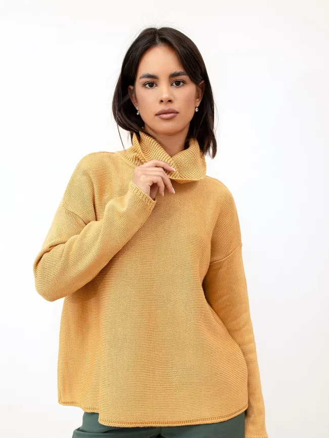 Джемпер женский (цвет: соломенный) фото 1