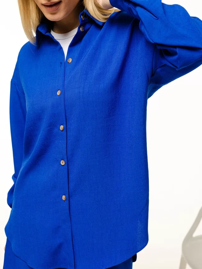 Блузка женская (цвет: ультрамариновый) фото 4