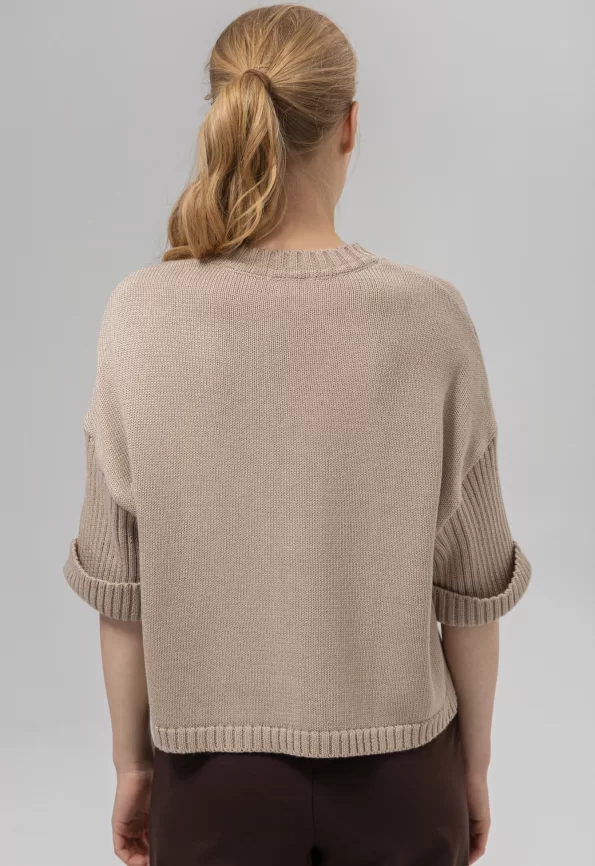 Джемпер женский (цвет: бежевый лайт) фото 2