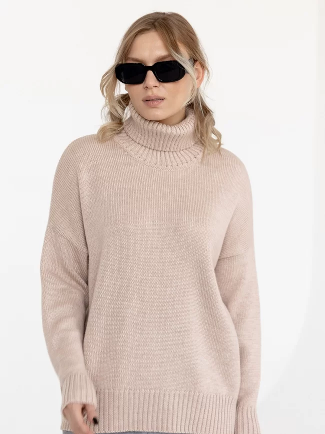 Свитер женский (цвет: светлый опаловый) фото 1