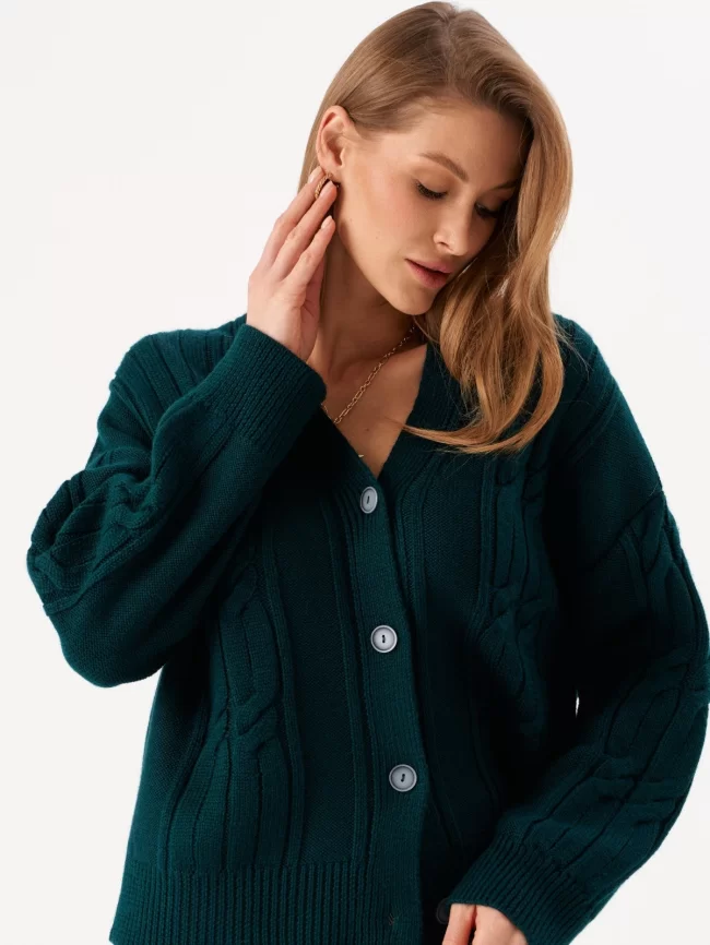 Жакет женский (цвет: морской зеленый) фото 6