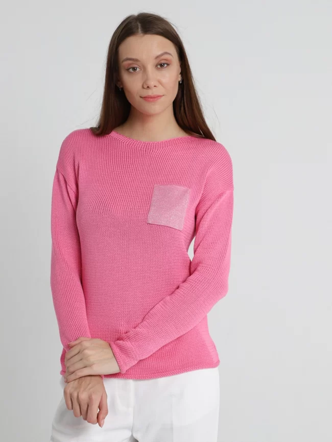 Джемпер женский (цвет: розовый) фото 2