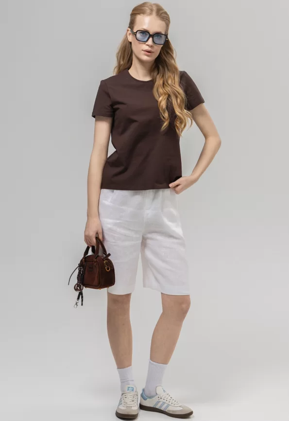 Джемпер женский (цвет: темно-шоколадный) фото 4