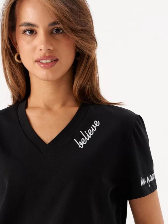 Джемпер женский (цвет: черный) фото 4