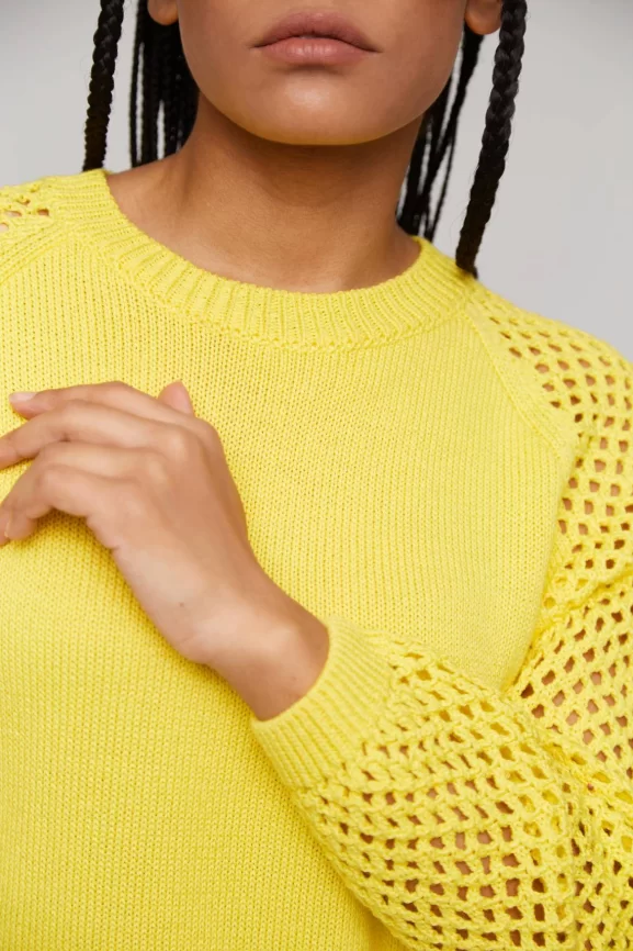 Джемпер женский (цвет: желтый) фото 7