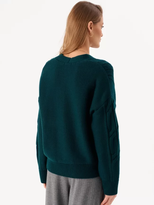 Жакет женский (цвет: морской зеленый) фото 2