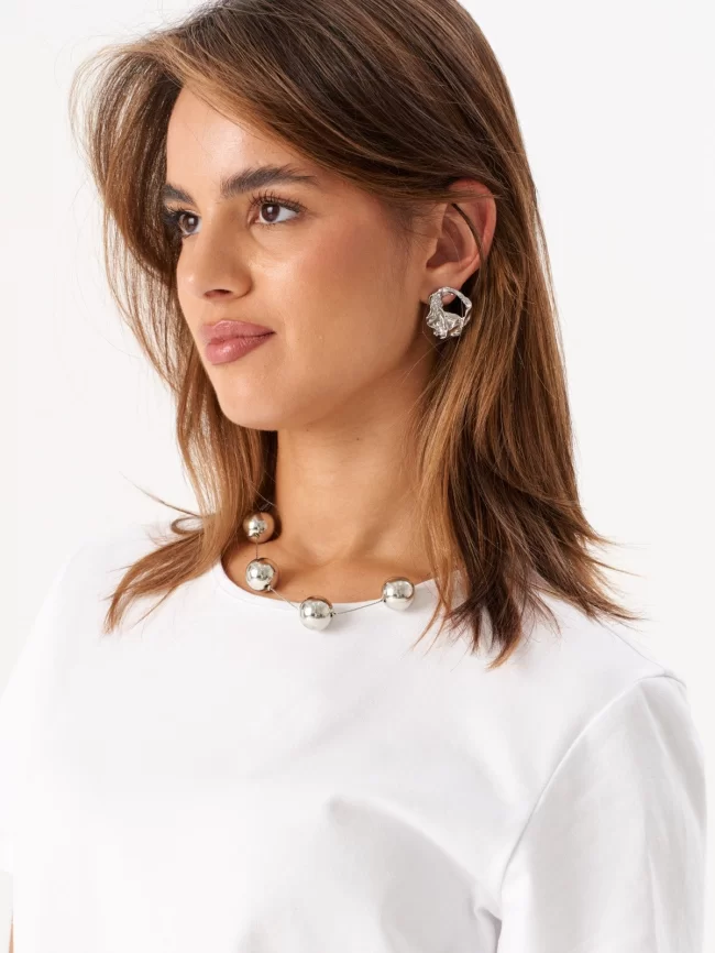 Джемпер женский (цвет: белый) фото 3