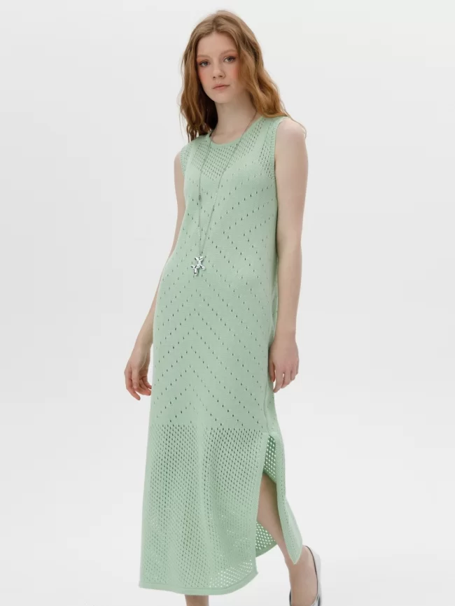 Платье женское (цвет: зеленая мята) фото 5