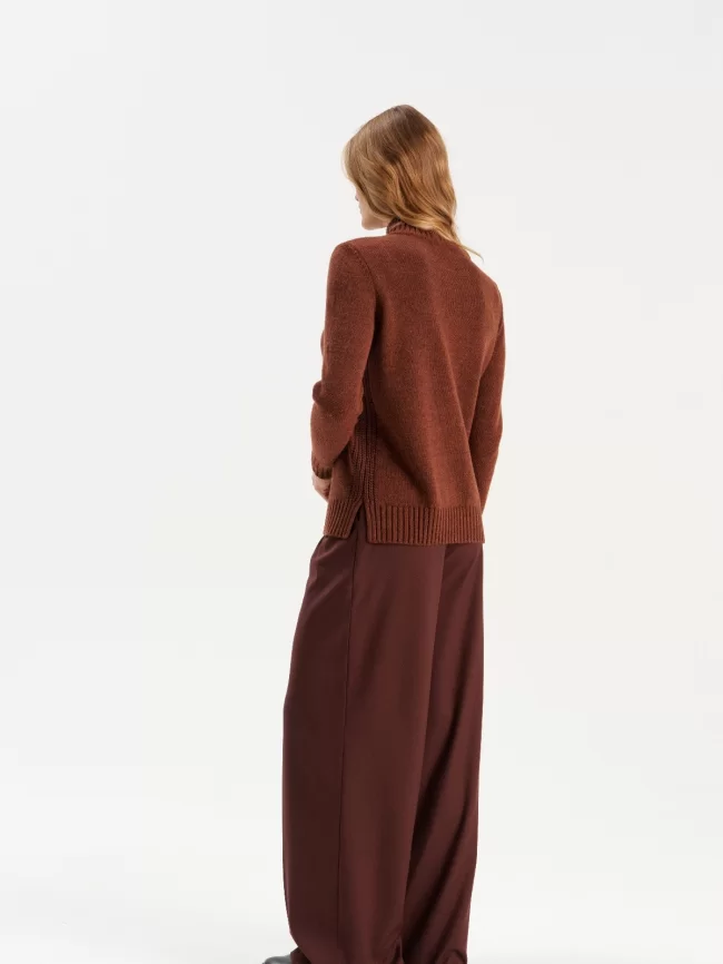 Джемпер женский (цвет: коричневый) фото 7