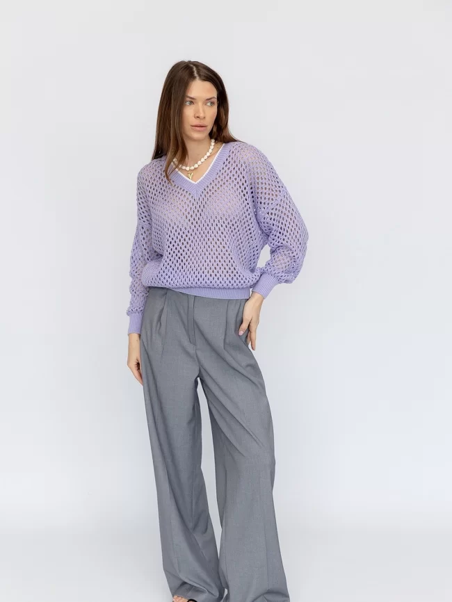 Джемпер женский (цвет: сирень турецкая) фото 1
